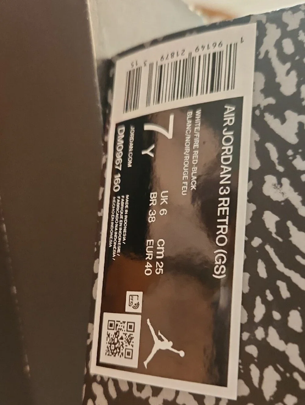 Nike Air JORDAN RETRO 7y